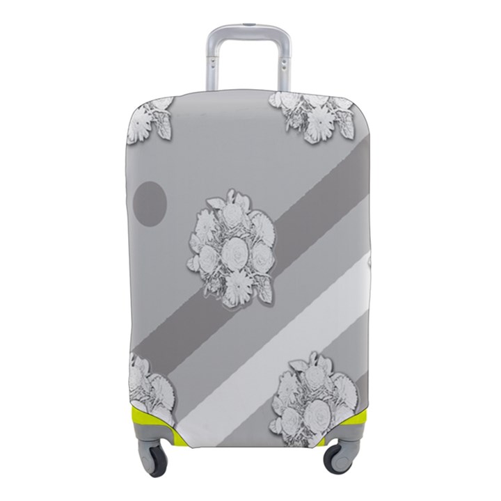 Strip-gray Luggage Cover (Small)