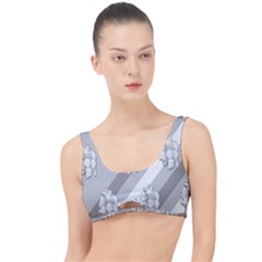 Strip-gray The Little Details Bikini Top by nateshop