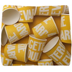 Yellow-cups Seat Cushion by nateshop