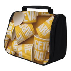 Yellow-cups Full Print Travel Pouch (small)