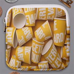 Yellow-cups Mini Square Pouch