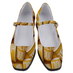 Yellow-cups Women s Mary Jane Shoes