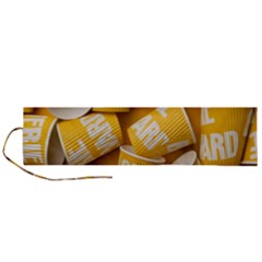 Yellow-cups Roll Up Canvas Pencil Holder (l) by nateshop