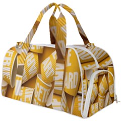 Yellow-cups Burner Gym Duffel Bag by nateshop