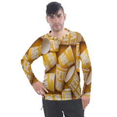 Yellow-cups Men s Pique Long Sleeve Tee