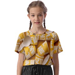 Yellow-cups Kids  Basic Tee by nateshop