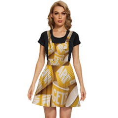 Yellow-cups Apron Dress