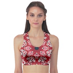 Traditional Cherry Blossom  Sports Bra