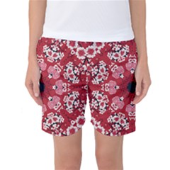 Traditional Cherry Blossom  Women s Basketball Shorts