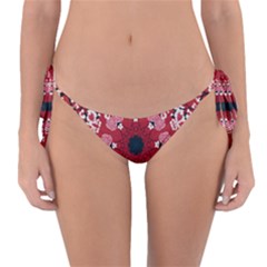 Traditional Cherry Blossom  Reversible Bikini Bottoms