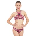 Traditional Cherry blossom  High Neck Bikini Set View1