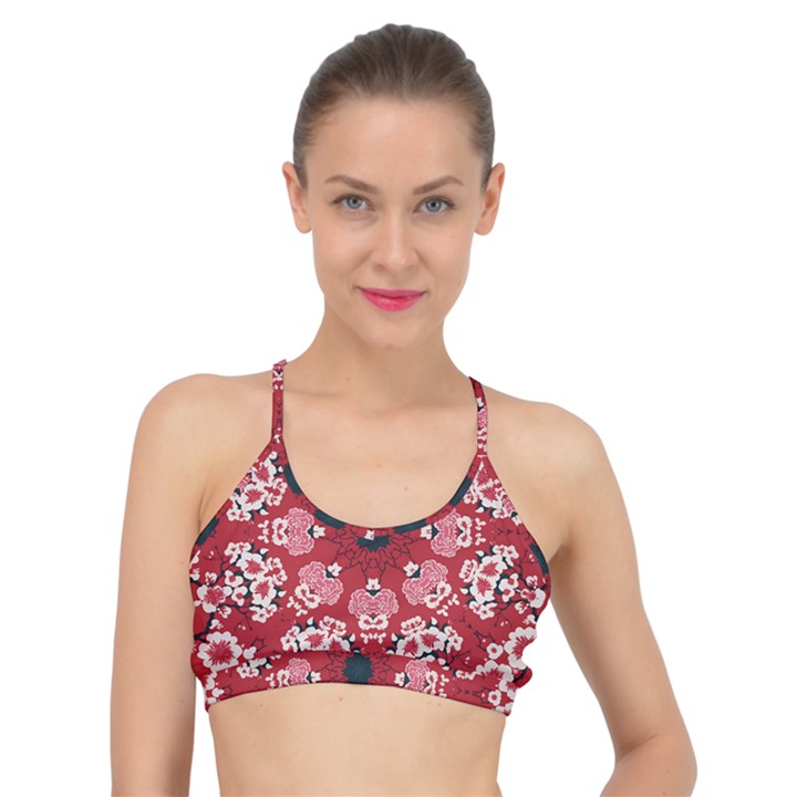 Traditional Cherry blossom  Basic Training Sports Bra