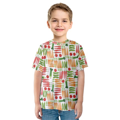 Vegetables Kids  Sport Mesh Tee by SychEva