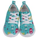 Owls Owl Bird Cute Animal Art Vector  Pattern Colorful Kids  Lightweight Sports Shoes View1