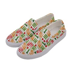 Vegetables Women s Canvas Slip Ons by SychEva