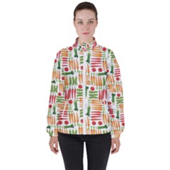 Vegetables Women s High Neck Windbreaker by SychEva