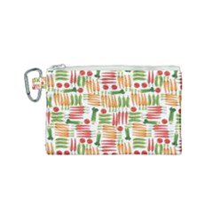 Vegetables Canvas Cosmetic Bag (small) by SychEva