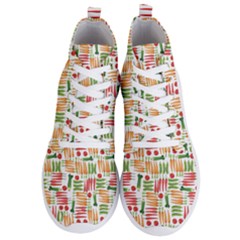 Vegetables Men s Lightweight High Top Sneakers by SychEva