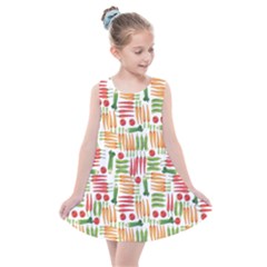 Vegetables Kids  Summer Dress by SychEva