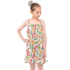 Vegetables Kids  Overall Dress by SychEva