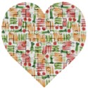 Vegetables Wooden Puzzle Heart View1