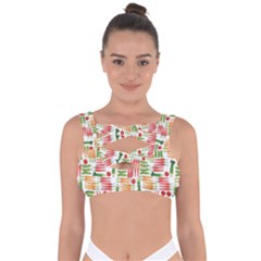 Vegetables Bandaged Up Bikini Top by SychEva