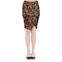 Vegetable Midi Wrap Pencil Skirt View1