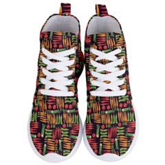 Vegetable Women s Lightweight High Top Sneakers by SychEva