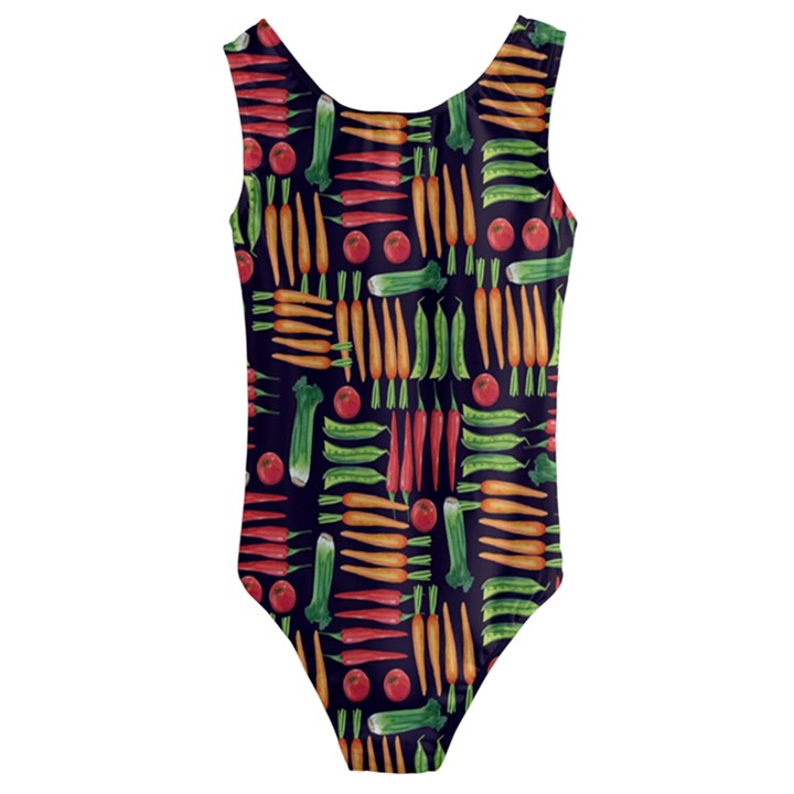 Vegetable Kids  Cut-Out Back One Piece Swimsuit