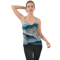 Waves Wave Nature Beach Chiffon Cami by Salman4z