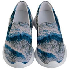 Waves Wave Nature Beach Kids Lightweight Slip Ons by Salman4z