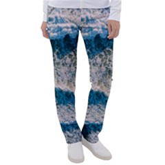 Waves Wave Nature Beach Women s Casual Pants by Salman4z