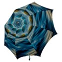 Waves Wave Water Blue Sea Ocean Abstract Hook Handle Umbrellas (Medium) View2