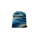 Waves Wave Water Blue Sea Ocean Abstract Drawstring Pouch (XS) View2