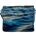 Waves Wave Water Blue Sea Ocean Abstract Buckle Messenger Bag View3