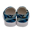 Waves Wave Water Blue Sea Ocean Abstract Women s Canvas Slip Ons View4