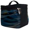 Waves Wave Water Blue Sea Ocean Abstract Make Up Travel Bag (Big) View2