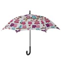 Owl Pattern Hook Handle Umbrellas (Large) View3