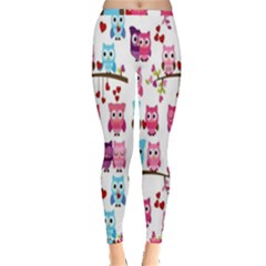 Owl Pattern Inside Out Leggings by Salman4z