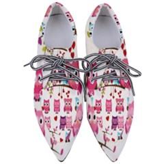 Owl Pattern Pointed Oxford Shoes by Salman4z