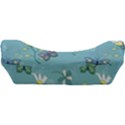 Butterflies Flowers Blue Background Spring Pattern Car Seat Velour Cushion  View3