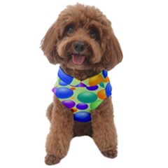 Background Pattern Design Colorful Bubbles Dog Sweater by Ravend