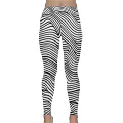 Black And White Cartoon Coloring Classic Yoga Leggings by Ravend