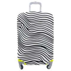 Black And White Cartoon Coloring Luggage Cover (medium)