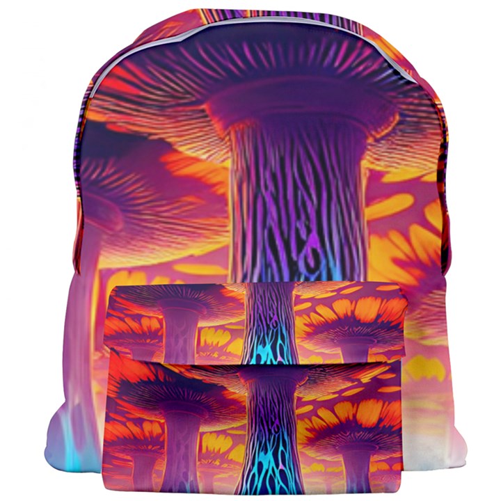 Sci-fi Fantasy Art Painting Colorful Pattern Giant Full Print Backpack