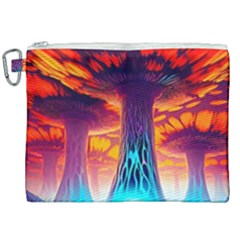 Sci-fi Fantasy Art Painting Colorful Pattern Canvas Cosmetic Bag (xxl) by Ravend