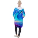 Art Fantasy Painting Colorful Pattern Design Hooded Pocket Cardigan View2