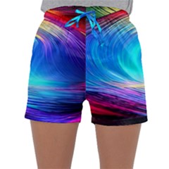 Art Fantasy Painting Colorful Pattern Design Sleepwear Shorts