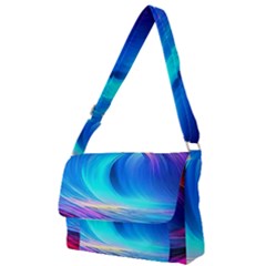 Art Fantasy Painting Colorful Pattern Design Full Print Messenger Bag (s) by Ravend