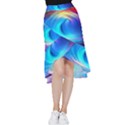 Art Fantasy Painting Colorful Pattern Design Frill Hi Low Chiffon Skirt View1